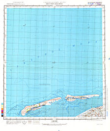 Генеральный Штаб / General'nyj Štab  1:200 000
Вест-Терсхеллинг / West-Terschelling  1980
N-31-XXIV (14-31-24)