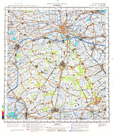 Генеральный Штаб / General'nyj Štab  1:200 000
Гронинген / Groningen  1988
N-32-XXV (14-32-25)