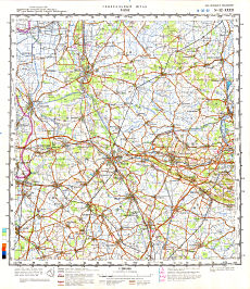 Генеральный Штаб / General'nyj Štab  1:200 000
Райне / Rheine  1987
N-32-XXXII (14-32-32)