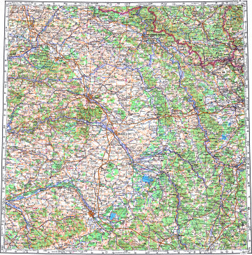 Генеральный Штаб / General'nyj Štab&nbsp;&nbsp;1:500&nbsp;000
M-31-Г (13-31-4)
