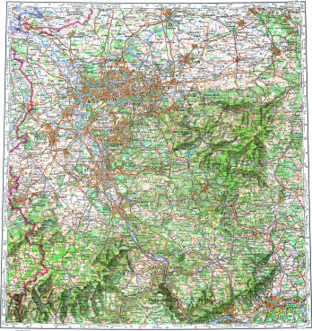 Генеральный Штаб / General'nyj Štab&nbsp;&nbsp;1:500&nbsp;000
M-32-А (13-32-1)