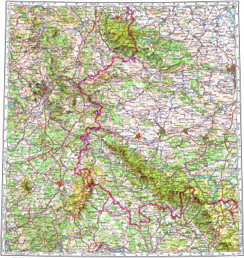 Генеральный Штаб / General'nyj Štab&nbsp;&nbsp;1:500&nbsp;000
M-32-Б (13-32-2)