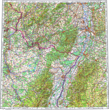 Генеральный Штаб / General'nyj Štab&nbsp;&nbsp;1:500&nbsp;000
M-32-В (13-32-3)