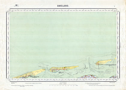 Topographische kaart Nederland 1:200.000, 1933-1955
1. Ameland (1946)