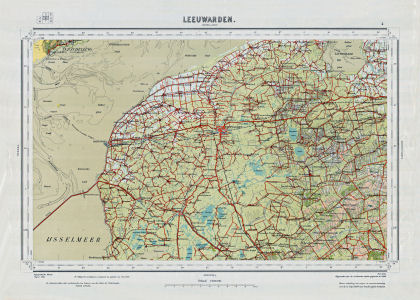 Topographische kaart Nederland 1:200.000, 1933-1955
4. Leeuwarden (1941)
