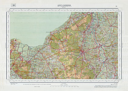 Topographische kaart Nederland 1:200.000, 1933-1955
10. Apeldoorn (1933)