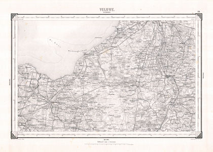 Topographische kaart Nederland 1:200.000, 1867-1868
10. Veluwe (1868)