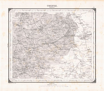 Topographische kaart Nederland 1:200.000, 1867-1868
11. Twenthe (1868)