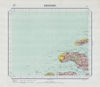 Topographische kaart Nederland 1:200.000, 1933-1955
12. Zierikzee (1949)