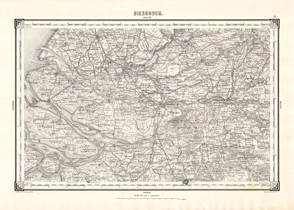 Topographische kaart Nederland 1:200.000, 1867-1868
13. Biesbosch (1868)