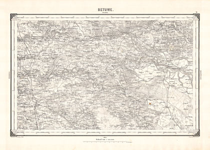 Topographische kaart Nederland 1:200.000, 1867-1868
14. Betuwe (1868)
