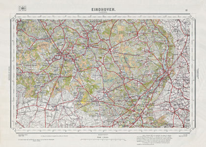 Topographische kaart Nederland 1:200.000, 1933-1955
18. Eindhoven (1938)