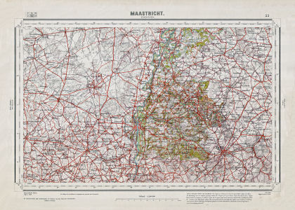 Topographische kaart Nederland 1:200.000, 1933-1955
22. Maastricht (1939)